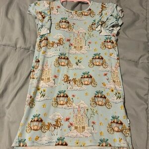 Posh Peanut Blue Princess Carriage Dress